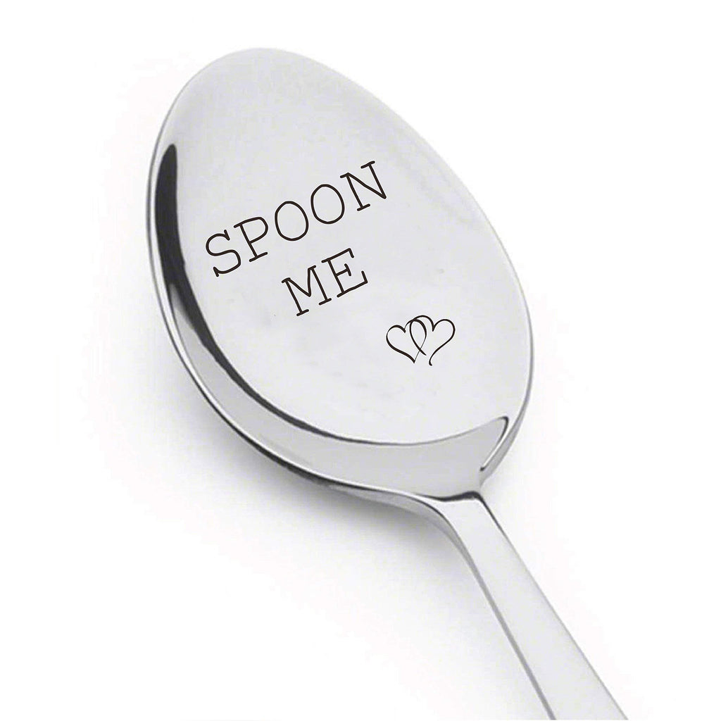 Spoon Me With Couple Heart - Boyfriend Gift - Birthday Gift - Anniversary Gift - Wedding Gift-Christmas Gift