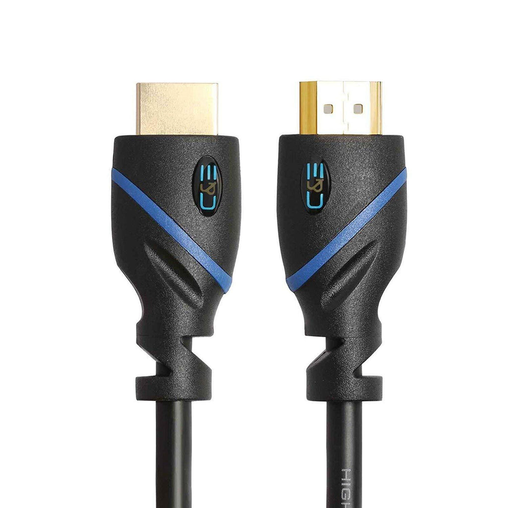10ft (3M) High Speed HDMI Cable Male to Male with Ethernet Black (10 Feet/3 Meters) Supports 4K 30Hz, 3D, 1080p and Audio Return CNE570310 10ft 1 Pack HDMI Male-Male
