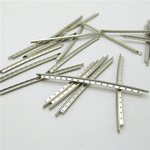 Acoustic Guitar Fret Wire Set 20pcs Copper 2.0mm Width Chrome