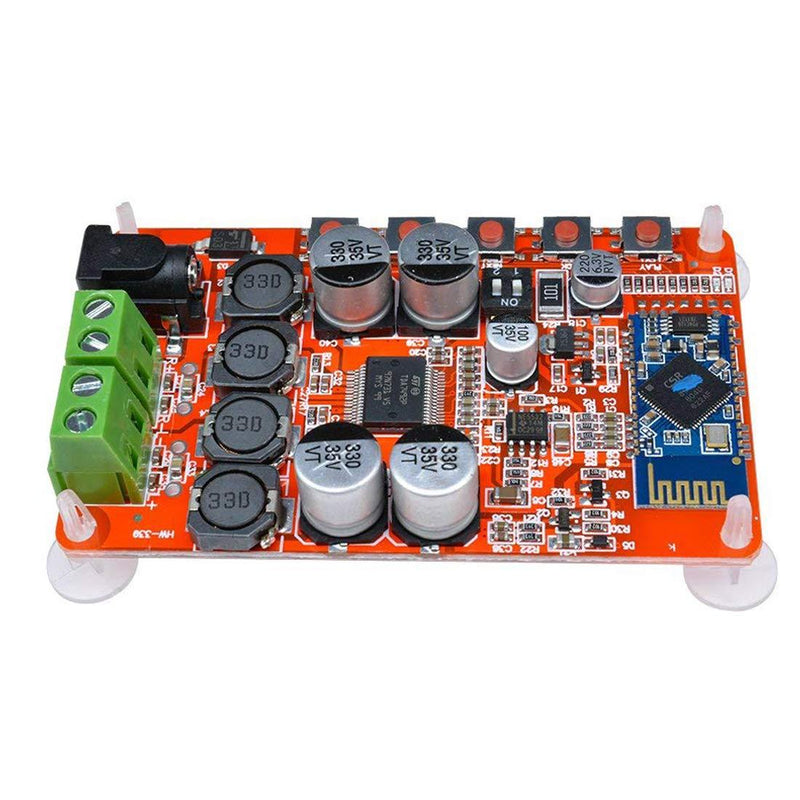 HiLetgo TDA7492P 50W+50W Wireless Bluetooth CSR4.0 Audio Receiver Digital Amplifier Board Power Supply 8~25V DC2.1