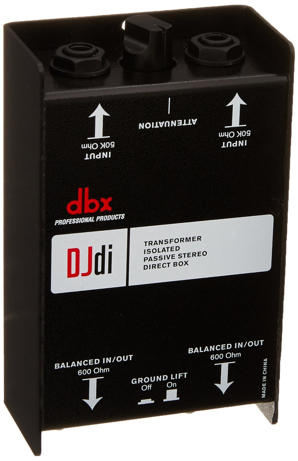 dbx DJDI Passive 2-Channel Direct Box with Line Mixer