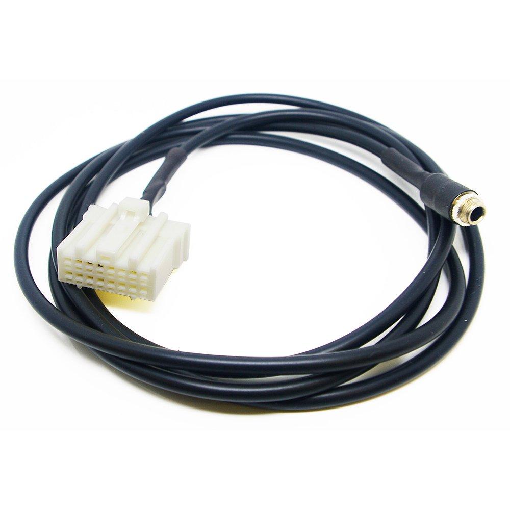 CBK DIY Car AUX In Input Female Jack Interface Adapter Cable for Mazda 3 6 MX-5 RX8