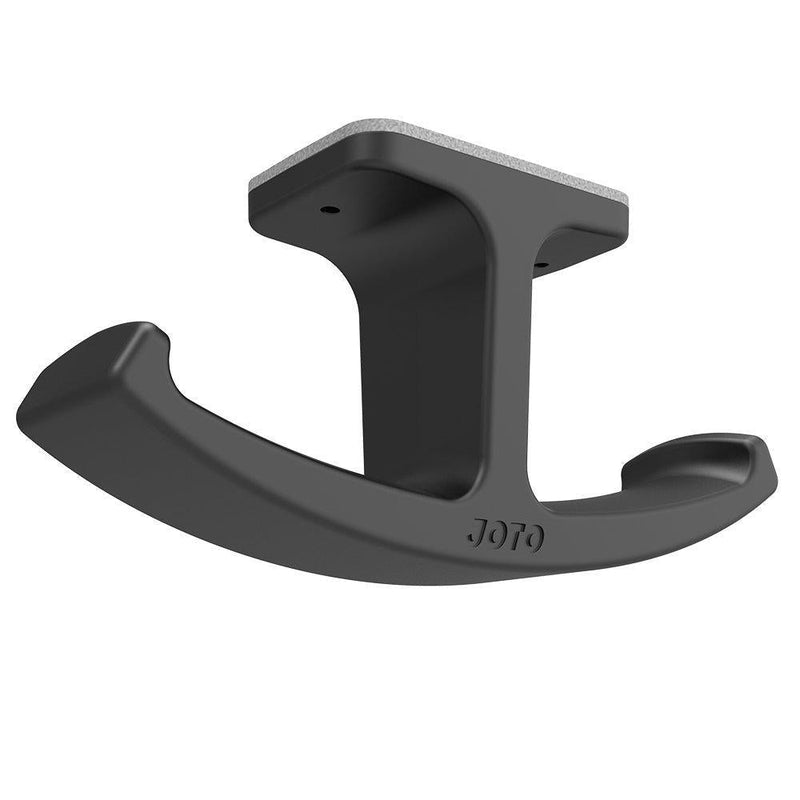 Headphone Stand Hanger, JOTO Silicone Under Desk Dual Headset Holder Mount Hook Hanger for Gaming Headphone Earphone -Black