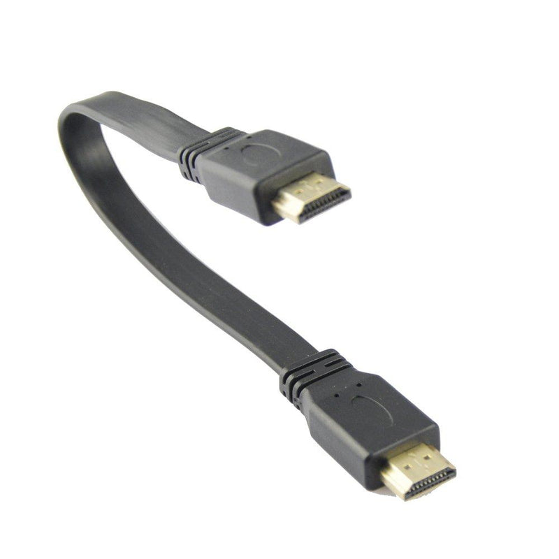 MMNNE 10inch 25CM HDMI Male to Male Cable,High-Speed HDMI HDTV Cable - Supports Ethernet, 3D Black