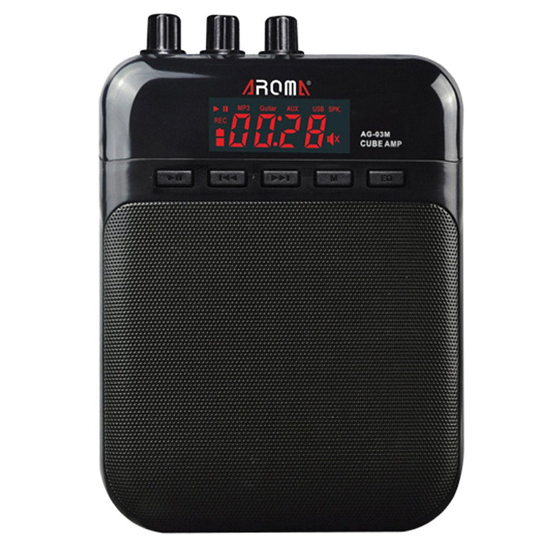 [AUSTRALIA] - AROMA Mini Portable 5W Guitar Amp/Amplifier Recorder/Speaker with USB Cable to Recharge 