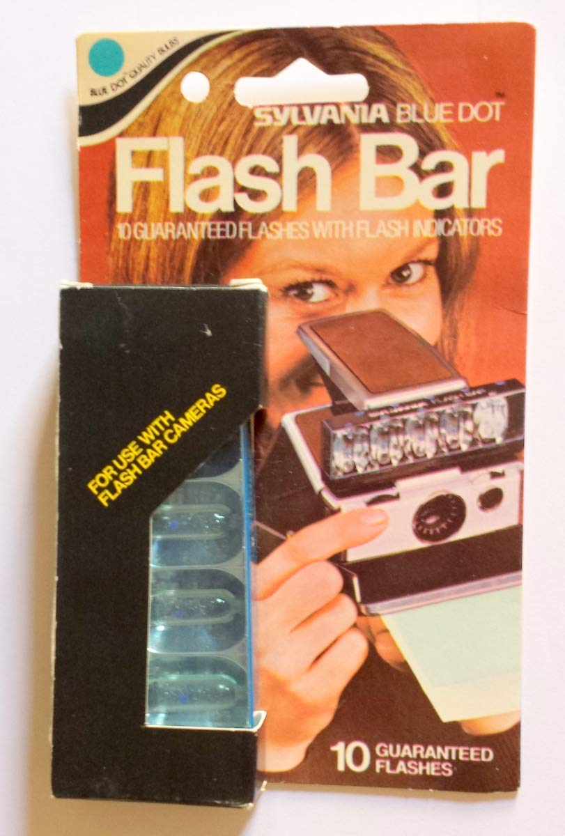 Sylvania Blue Dot Flash Bar, 10 Guarenteed Flashes with Flash indicators