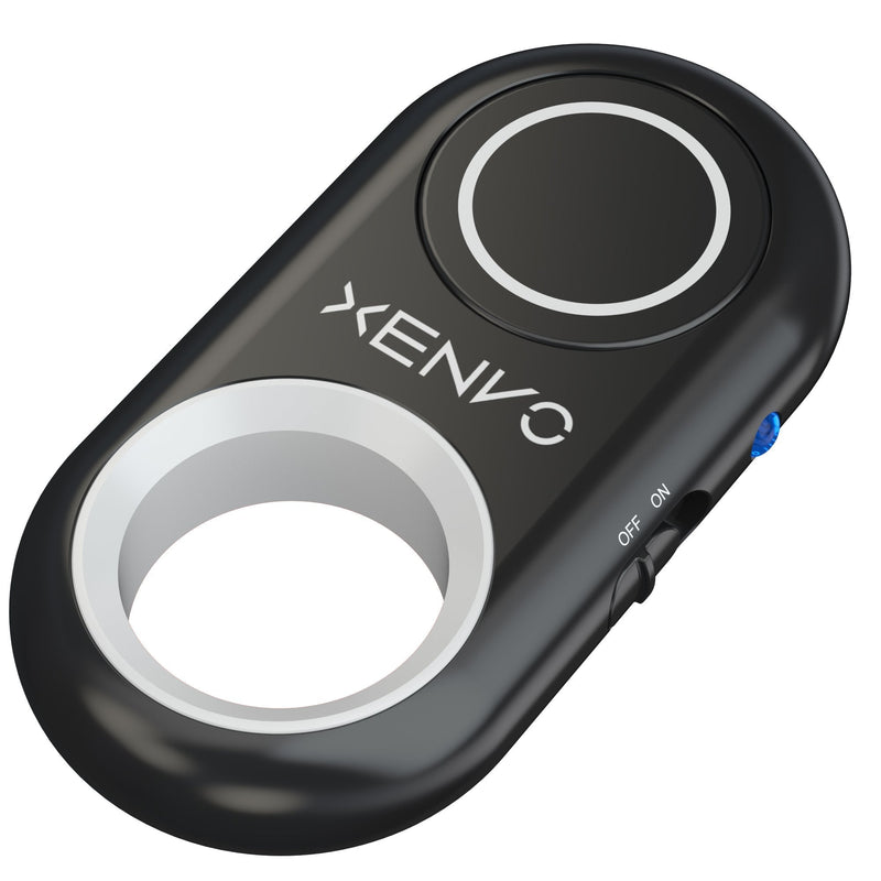 Xenvo Shutterbug - Camera Shutter Remote Control - Bluetooth Wireless Selfie Button Clicker - Compatible with iPhone, iPad, Android, Samsung, and Google Pixel Cell Phones, Smartphones and Tablets White