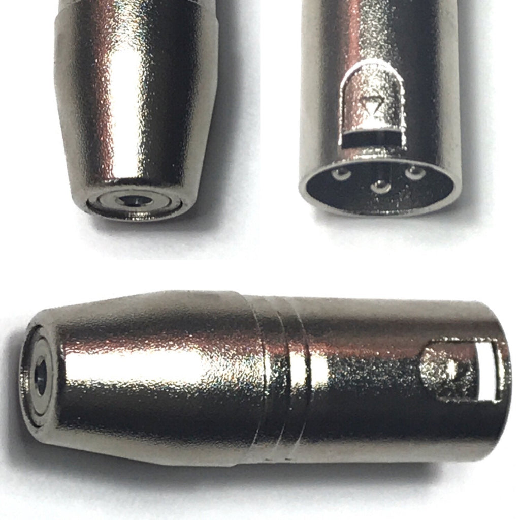 CESS XLR Male to 3.5mm Balanced TRS Stereo Female Microphone Adapter (1 Pack)