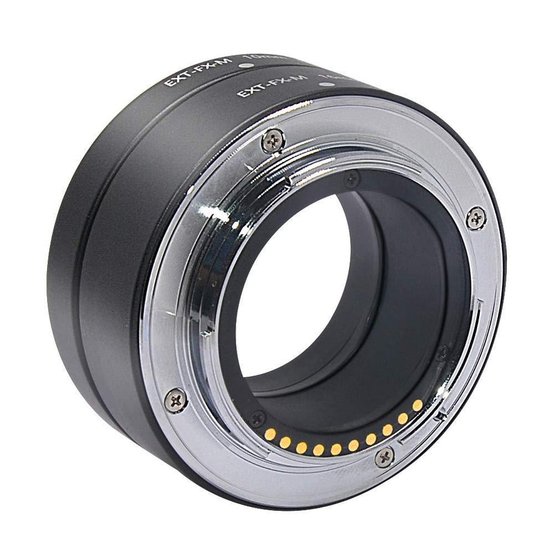 mcoplus EXT-FX-M Metal Auto Focus AF Fuji Macro Extension Tubes Set(10+16mm) for Fujifilm Fuji X-Mount X-T2,X-T20,X-T3,X-T30, XT1,X-T100 X-H1 X-PRO2 X-A5 X-A3 X-A2 X-A10 X-E3 X-E2 X-E2S X-M1