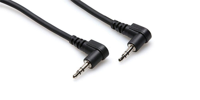 [AUSTRALIA] - Hosa CMM-110RR Right-Angle 3.5mm TRS to Same Stereo Interconnect Cable, 10 Feet Cable Length 