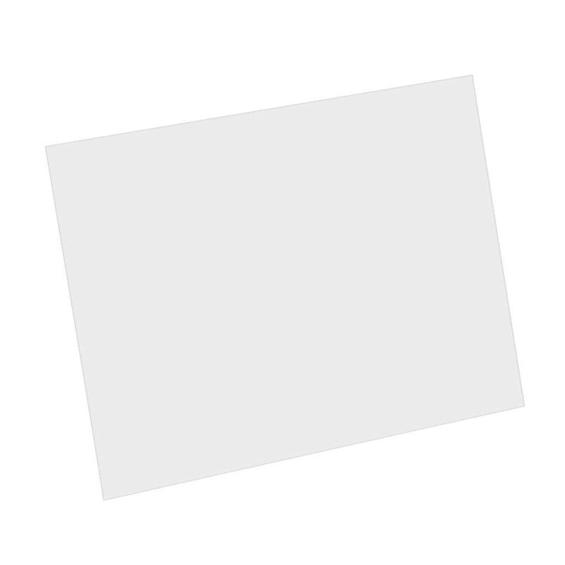 IKN 20x17cm Acoustic Pickguard Blank Material Self Ahesive Guitar Pick Guard Scratch Plate Sheet, Transparent