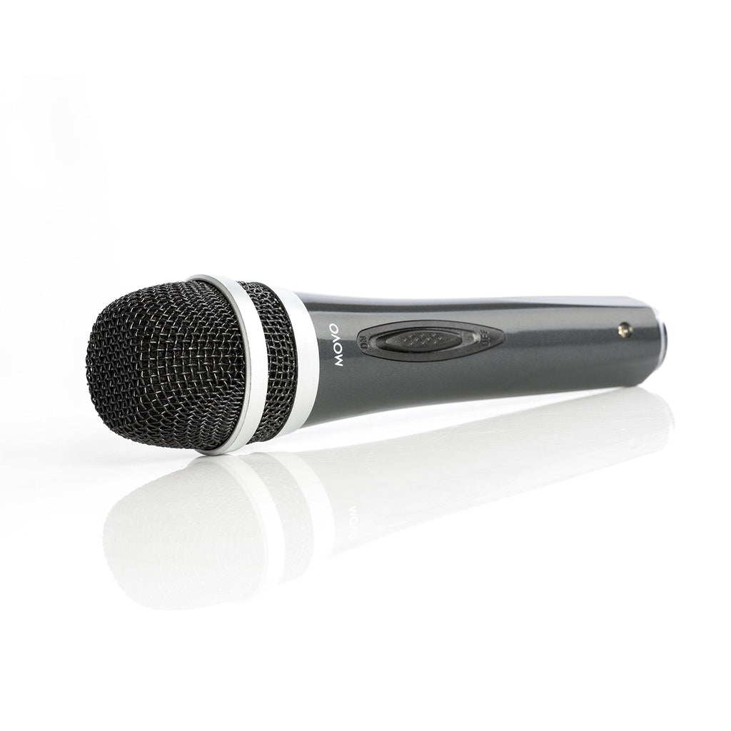 Movo MV-M1 Dynamic XLR Cardioid Handheld Vocal Microphone for Performances, Instruments, & Live Recording