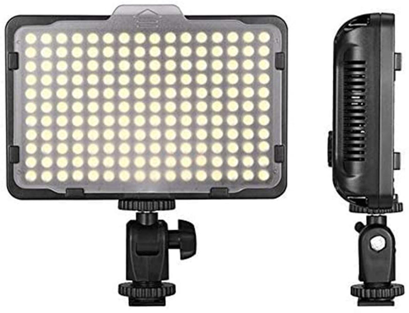 Digital SLR Camera Lighting - 176 Ultra Thin Dimmable Camera Photo/Studio Video LED Light Camcorder Lamp Panel with Color Filters for Nikon, Canon, Panasonic, Tripod, DSLR (NO Battery/NO AC Power) 176 Camera Lighting