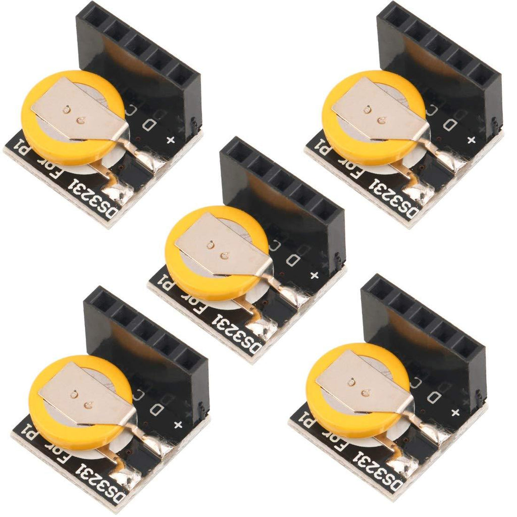 HiLetgo 5pcs DS3231 High Precision RTC Real Time Clock Module 3.3V/5V for Arduino Raspberry Pi