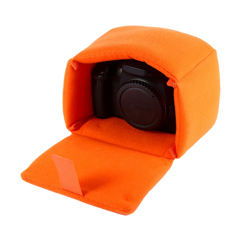 DLSR Camera Bag Insert Pad Shockproof Insert Protection Camera Case Bag Organizer Accessory For Photographing(Orange) Orange