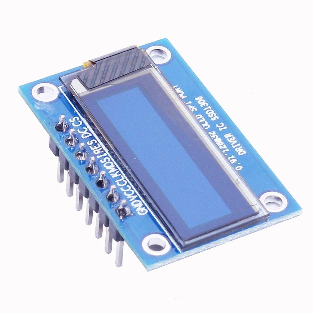 HiLetgo 0.91" SPI OLED LCD Display 128x32 SSD1306 3.3V/5V AVR PIC for STM32 Arduino