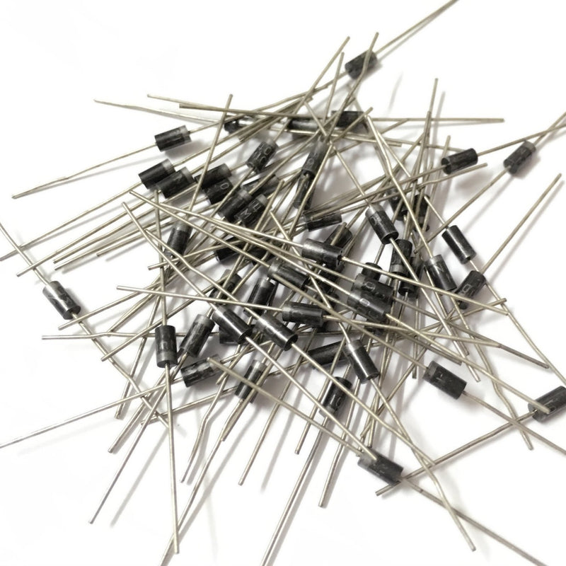 100x 1N4001 Molded Plastic Case Rectifier Diodes, 1A, 50V DO-41
