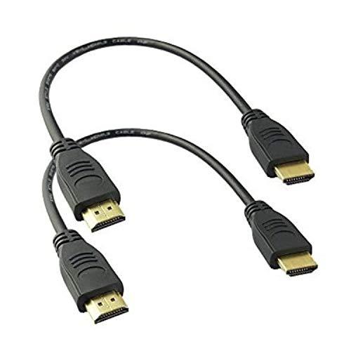 MMNNE 2Pack 8 inch HDMI Male to Male Cable,High-Speed HDMI HDTV Cable - Supports Ethernet, 3D,1.4V
