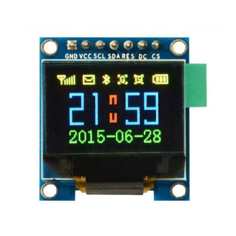 HiLetgo 0.95" Inch 7 Pin Colorful 65K SPI OLED Display Module SSD1331 9664 Resolution for Arduino 51 STM32