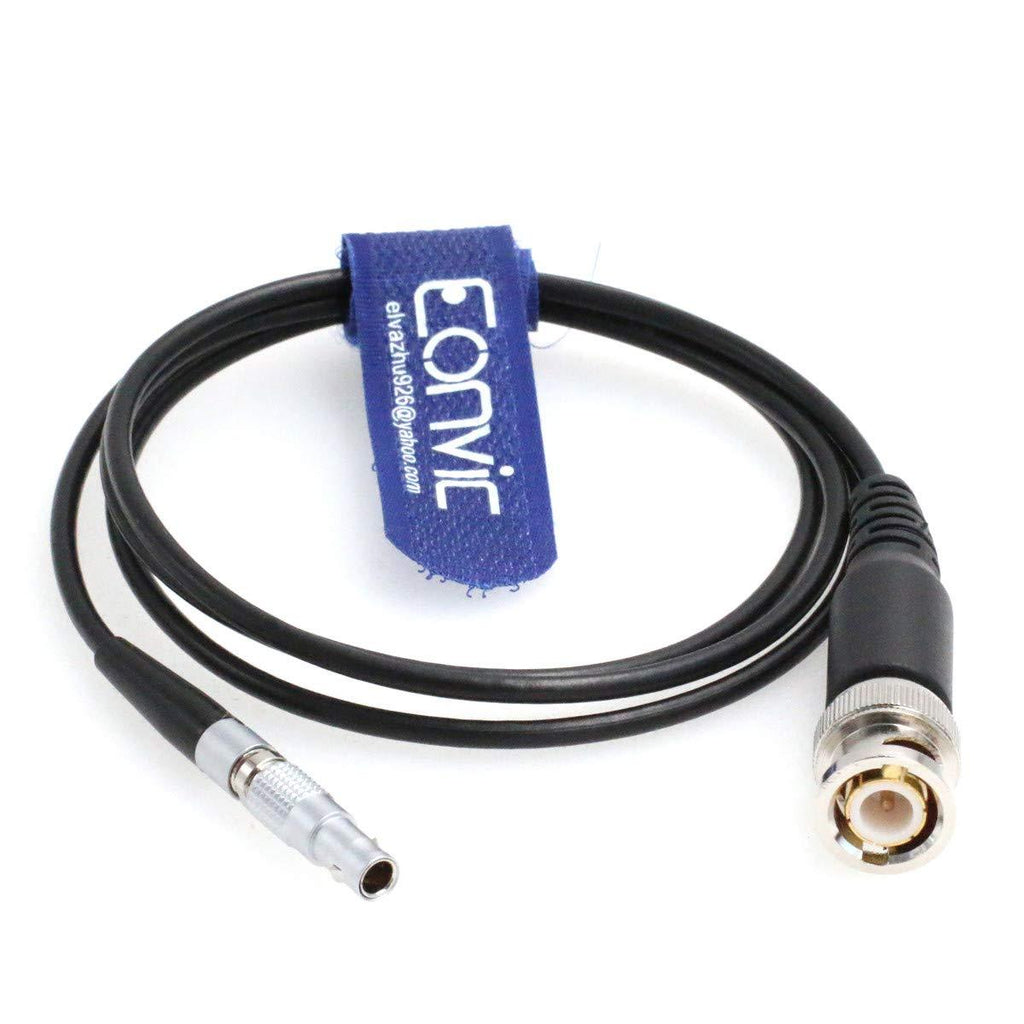Eonvic Red Epic Scarlet BNC to 4pin Nor1438 Audio Timecode Adapter Cable Black Cable