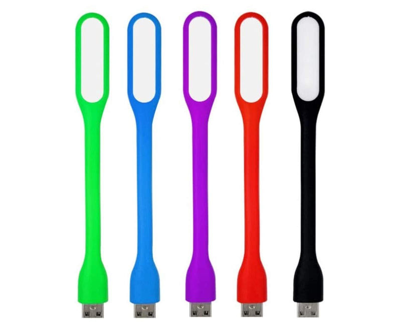 BeeSpring USB LED Light Lamp Adjust Angle Portable Flexible Led Lamp with USB for PowerBank PC Laptop Notebook Computer Keyboard Outdoor Energy Saving Gift Night Book Reading Lamp (5PCS)