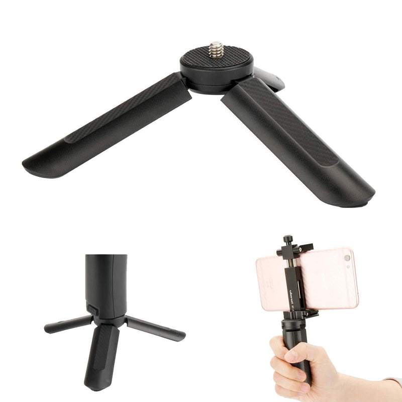 Ulanzi Mini Tripod Stand for Selfie Stick Monopod Stabilizer, Portable Folding Desktop Stand for for ZHIYUN Smooth Q/Smooth 4/ Feiyu/ DJI OSMO Mobile 2 Gimbal