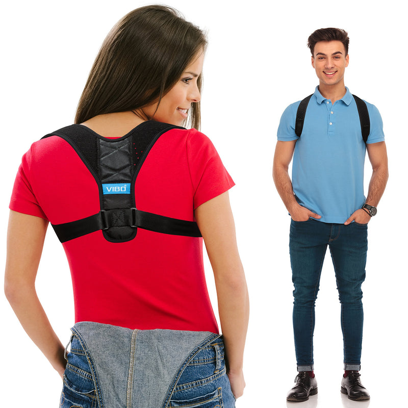 Posture Corrector for Men and Women - Upper Back Straightener Brace, Clavicle Support Adjustable Device for Thoracic Kyphosis and Providing Shoulder - Neck Pain Relief( Fits Chest Size 35" - 41")
