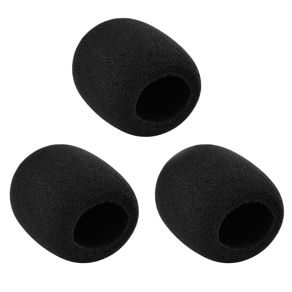 [AUSTRALIA] - Shappy 3 Pack Large Foam Mic Windscreen Covers for Technica AT2020, ATR2500, MXL 550, Samson Meteor MIC or Other Condenser Microphones 
