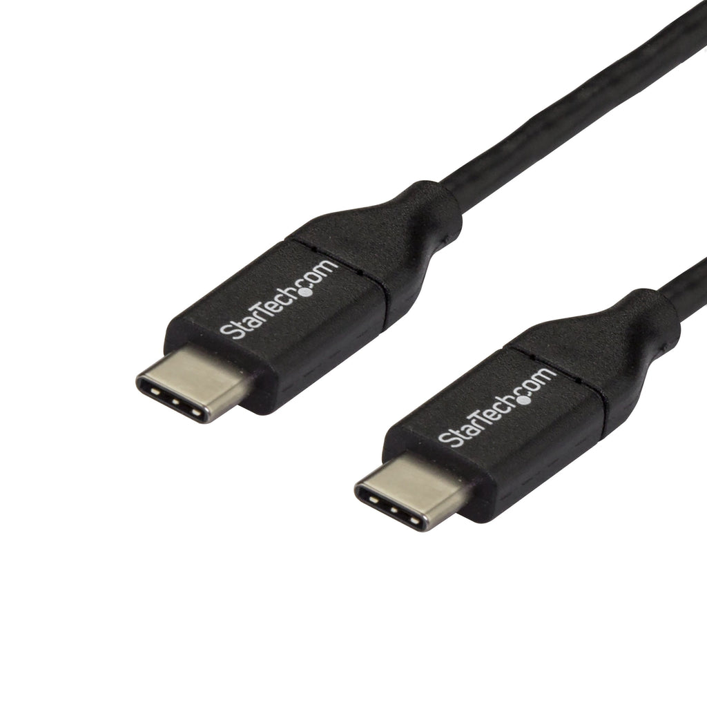 StarTech.com USB C to USB C Cable - 3m / 10 ft - USB Cable Male to Male - USB-C Cable - USB-C Charge Cable - USB Type C Cable - USB 2.0 (USB2CC3M), Black USB 2.0 - C to C 10 ft / 3m
