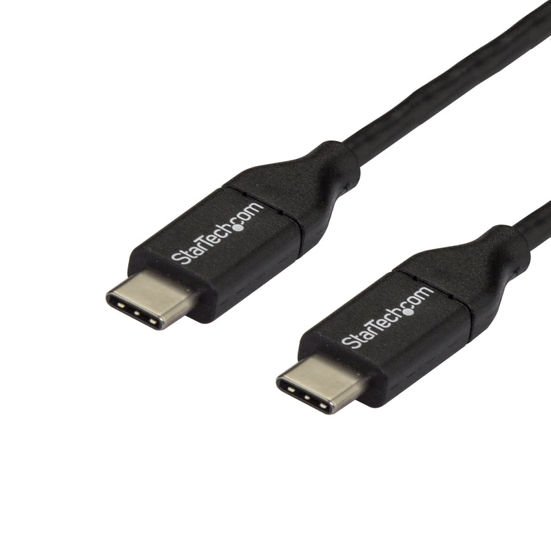 StarTech.com USB C to USB C Cable - 3m / 10 ft - USB Cable Male to Male - USB-C Cable - USB-C Charge Cable - USB Type C Cable - USB 2.0 (USB2CC3M), Black USB 2.0 - C to C 10 ft / 3m
