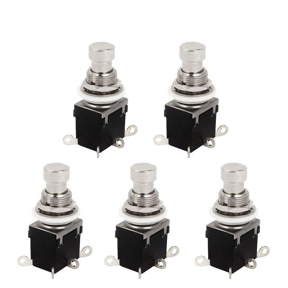 Etopars 6Pins DPDT Latching Stomp Foot Switch Guitar AC 250V/2A 125V/4A