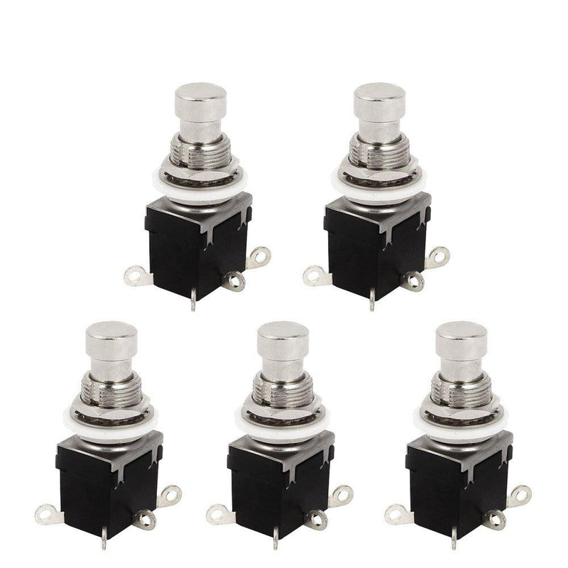 Etopars 6Pins DPDT Latching Stomp Foot Switch Guitar AC 250V/2A 125V/4A