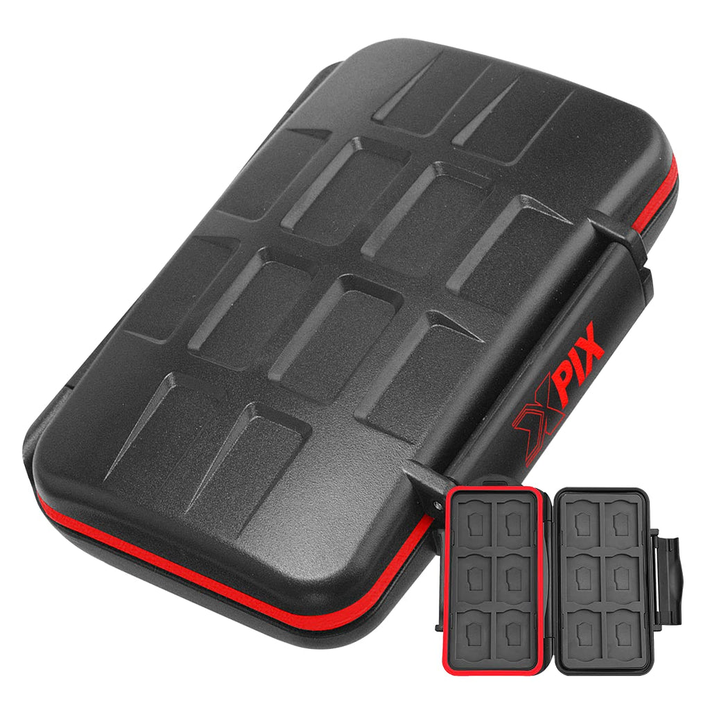 XPIX 24X Storage Water Resistant Protective Memory Card Case