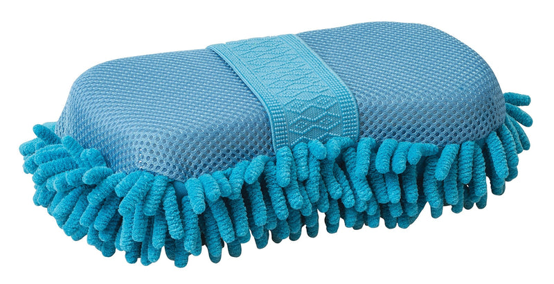 Weaver Leather Sponge with Microfiber Fingers Blue