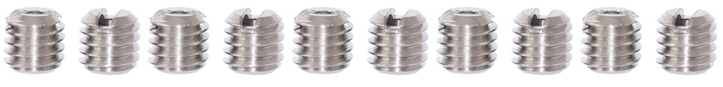 10 Pack Slotted Post 9mm Tripod Bushing 1/4" 3/8" Adapter Convertor Stainless Steel Desmond Screwdriver Slot