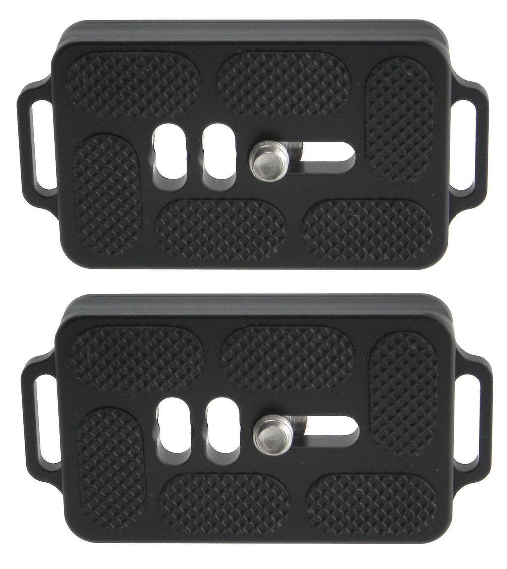 2 Pack Desmond DTB-60 60mm QR Lens Plate w Twin Strap Bosses Arca Swiss Compatible