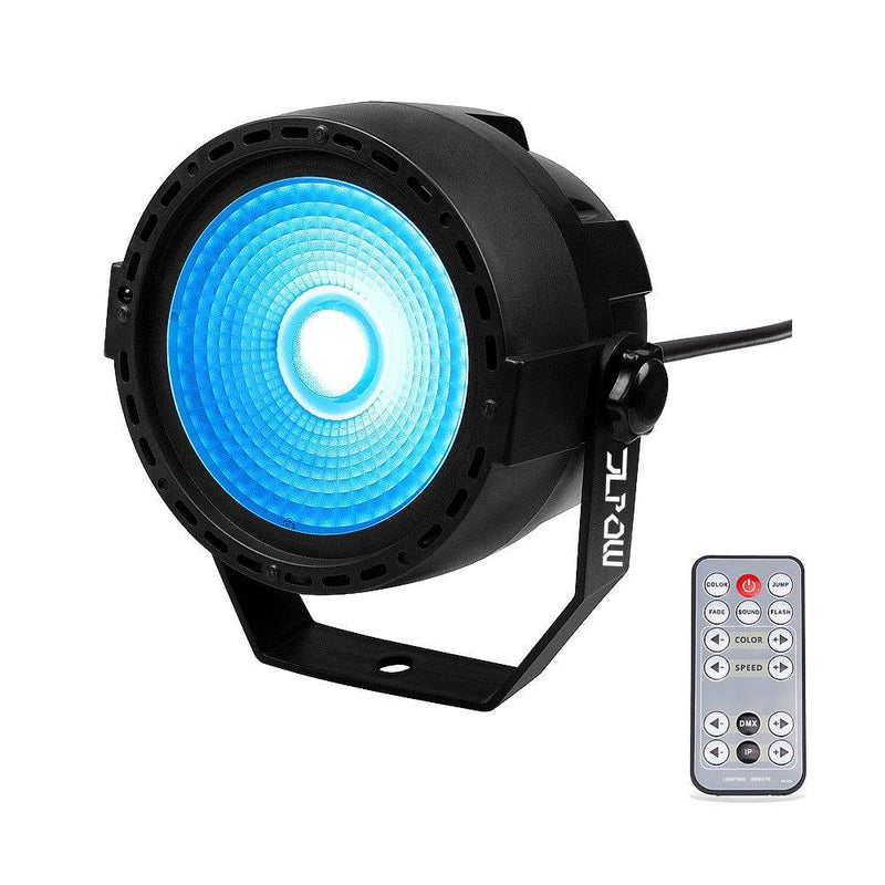[AUSTRALIA] - Stage Wash Light, JLPOW Super Bright COB Par Can Lights with DMX and Remote Control, Smooth RGB Color Mixing DJ Up lighting, Best for Wedding/Birthdays/Christmas Party Show Dance Gigs Bar Club Church 