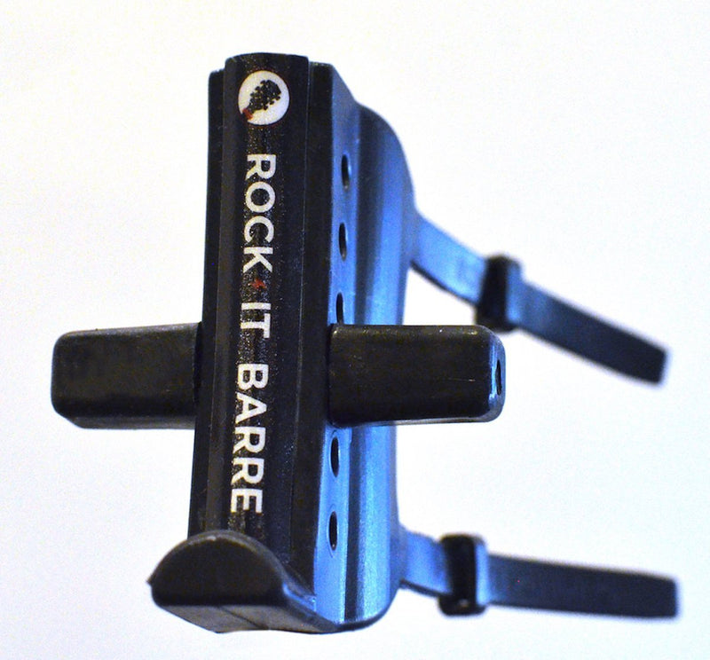 Rock-iT Barre Guitar & Ukulele Chording Device with Carrying Pouch (Black) Black