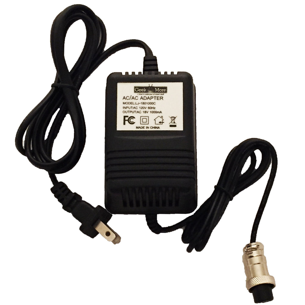 AC Power Adapter - for Alesis MultiMix 6 FX/USB, 8 FX/USB, 12 FX/FXD/USB units