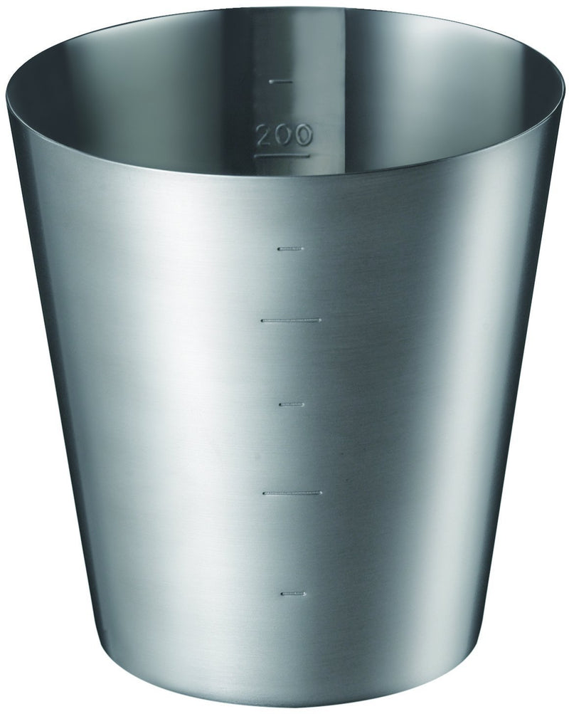 Yoshikawa EAtCO HAKARA Measuring Cup, Silver