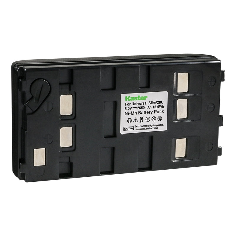 Kastar Universal Battery for JVC BN-V11U BN-V12U BN-V20U BN-V22U BN-V25U; Panasonic HHR-V20A/1B PV-BP15 PV-BP17 VW-VBS1 VW-VBS2; Sony NP-30 NP-33 NP-55H NP-66H NP-68 NP-77 NP-77H NP-77HD NP-98 NP-98D