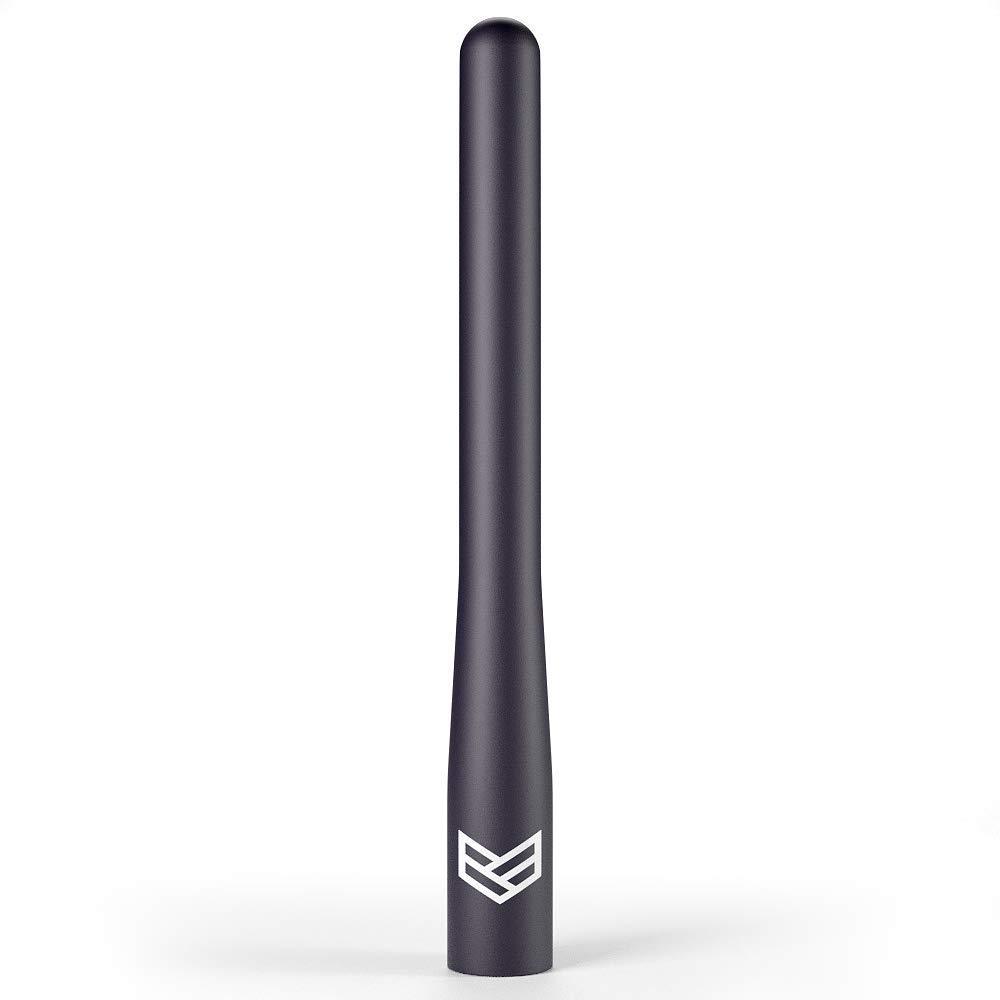 RONIN FACTORY Antenna fits Ford F150 F250 F350 Super Duty, Raptor & Dodge RAM Truck Short Antenna - Anti-Theft Design - 4 inch Long