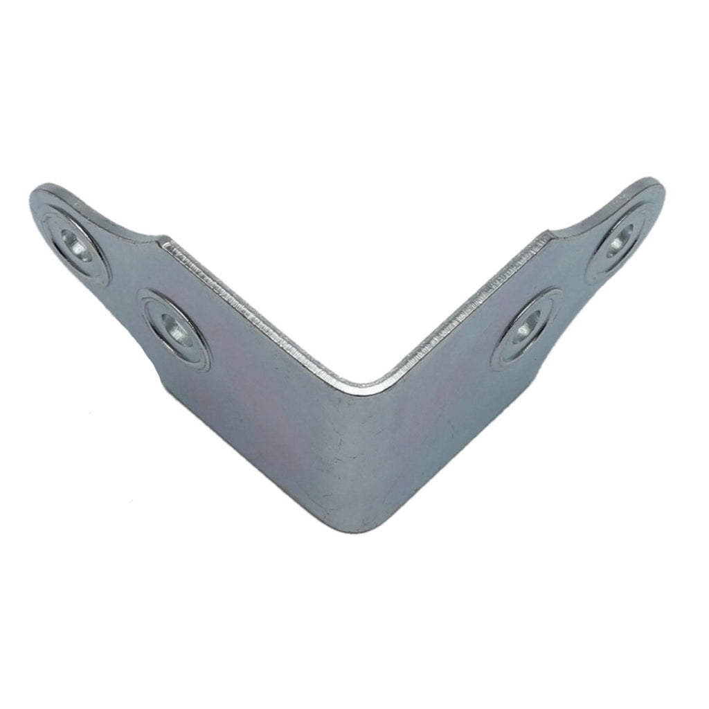 TCH Hardware 8 Pack Steel Corner Bracket - Case Clamp Brace Rivet Screw Protector - Road Flight Case Trunk Extrusion