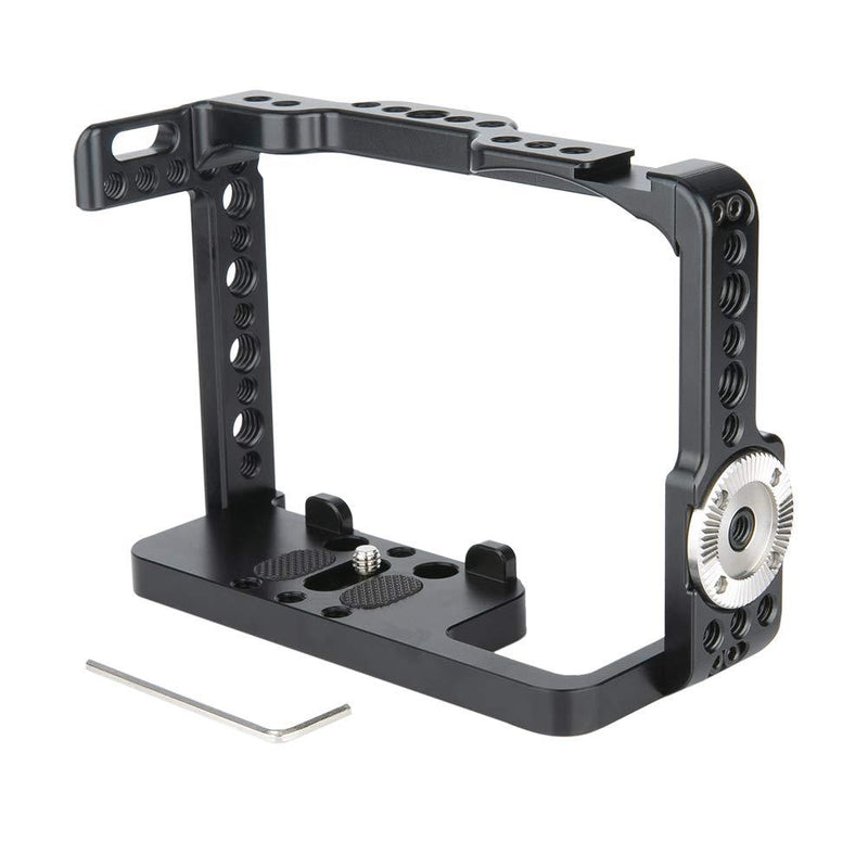 NICEYRIG Camera Cage for Sony A7III/ A7RIII/ A7RIV/ A7SIII/ A7SII/ A7RII/ A7II/ A9, with ARRI Rosette NATO Rail Cold Shoe - 172