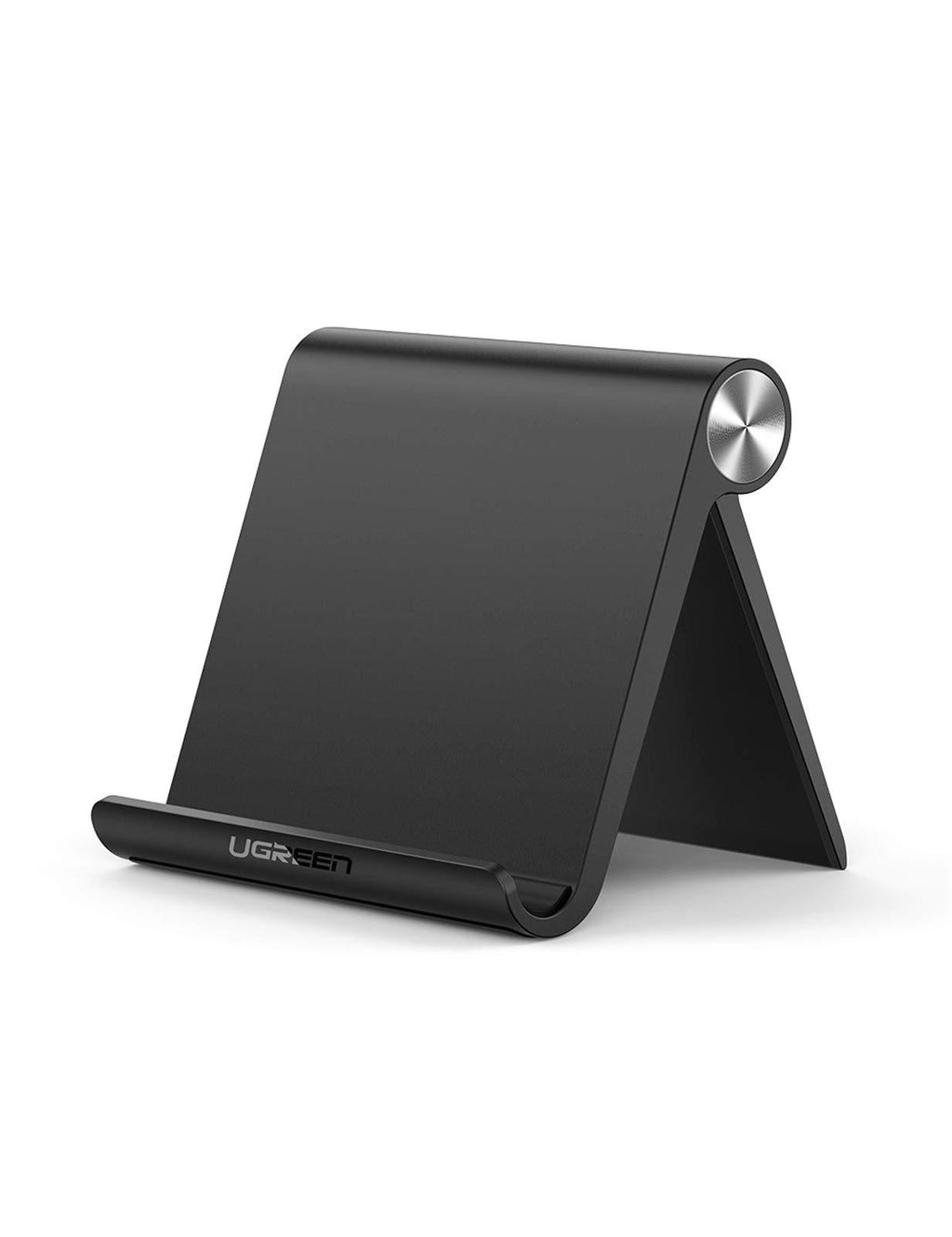 UGREEN Cell Phone Stand Holder for Desk Adjustable Compatible with iPhone 13 12 Pro Max 11 SE XS XR 8 Plus 6 7 Samsung Galaxy Note20 S20 S10 S9 S8 Android Smartphone Mobile Phone Dock Foldable, Black