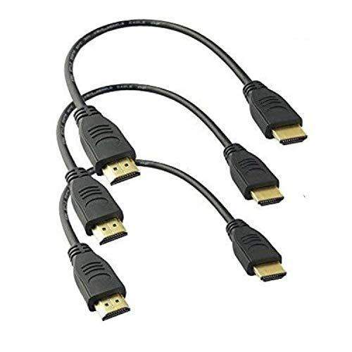 MMNNE 3Pack 8inch HDMI Male to Male Cable,High-Speed HDMI HDTV Cable - Supports Ethernet, 3D,1.4V
