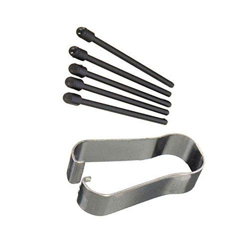 EMiEN Touch Stylus Pen S Pen Tip Nibs Replacement for Samsung Galaxy Note 8 (Black) + Tweezers Tool Tip Replacement Black