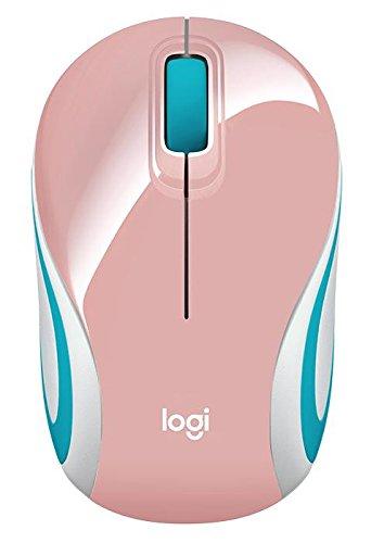 Wireless Mini Mouse M187, Pocket Sized Portable Mouse for Laptops, Blossom