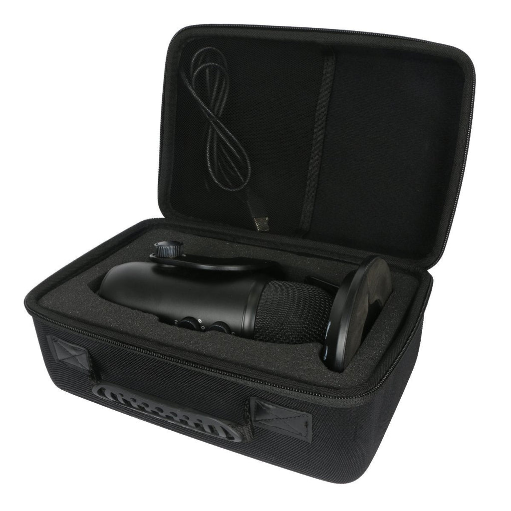Hard Travel Case for Blue Yeti/Yety Pro USB Microphone by Khanka