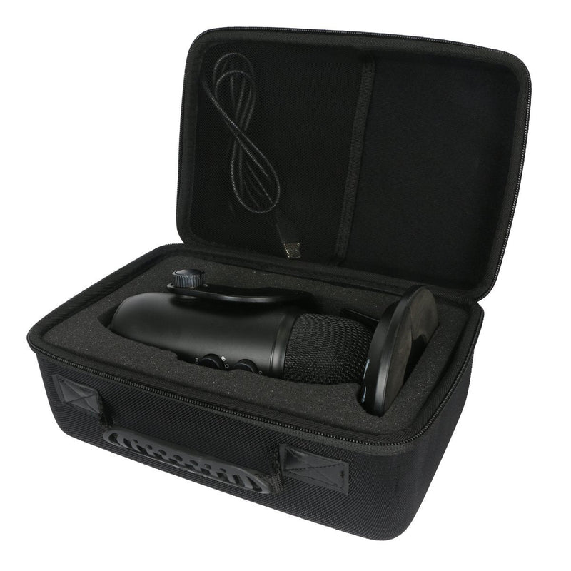 Hard Travel Case for Blue Yeti/Yety Pro USB Microphone by Khanka